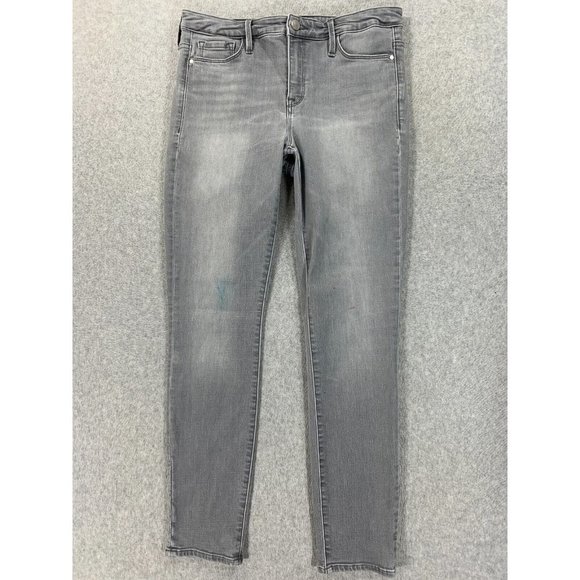 Athleta Sculptek Stretchy 5 Pocket Jeans Pants (Women's Size 8) Gray - Picture 1 of 15